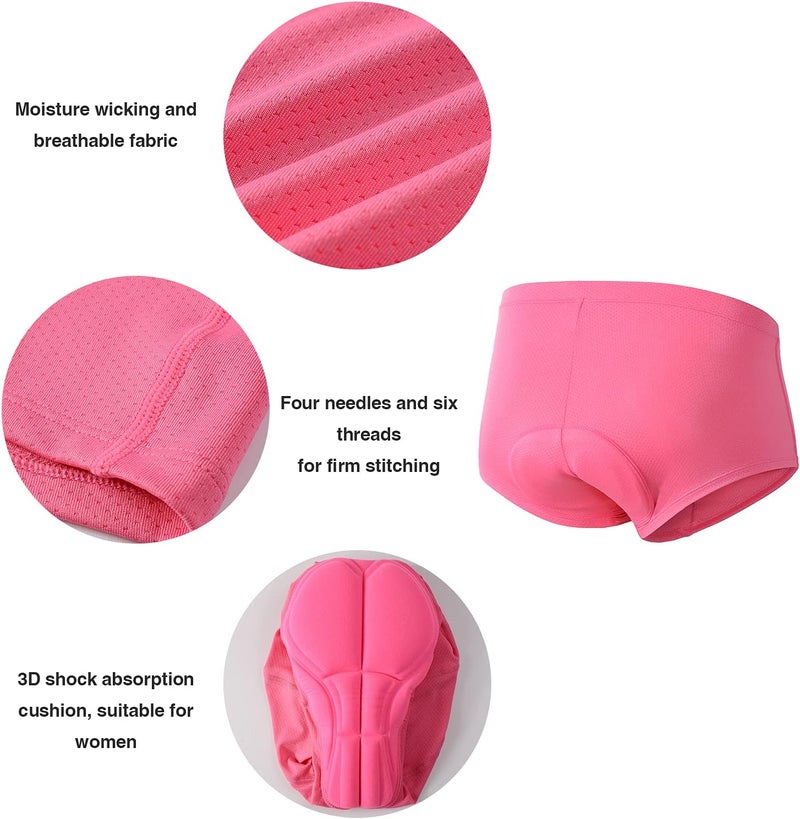 MYSENLAN Catena Women's 3D Padded Cycling Underwear Shorts Bicycle Bike MTB Under Wear - Image 3